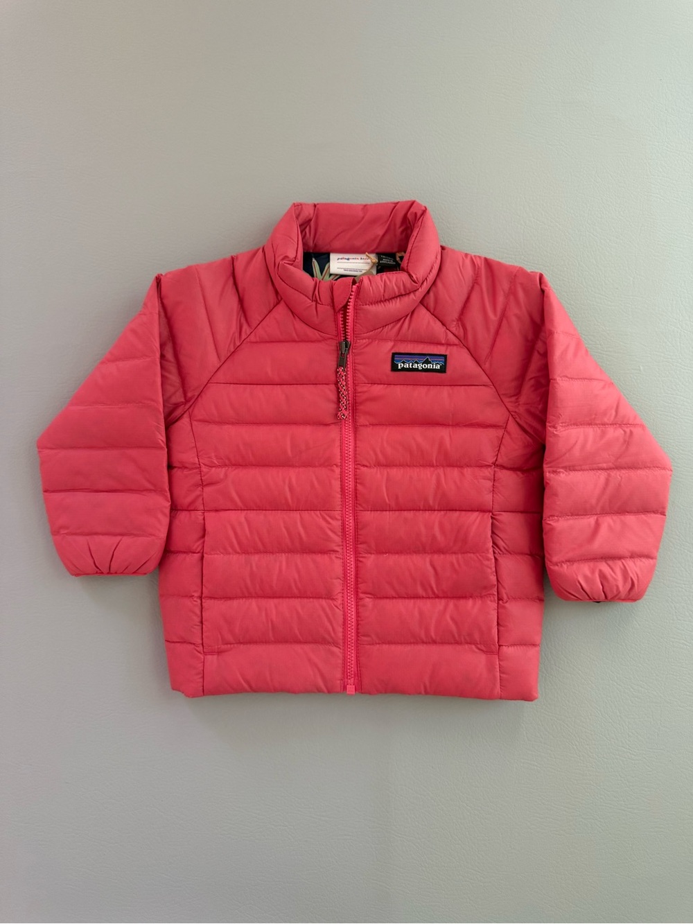 Patagonia Baby Down Sweater Puffer Jacket Sierra Pink size 12-18M New